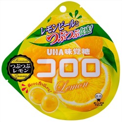 UHA 悠哈 味觉糖 KORORO 果汁软糖 颗粒柠檬 40g*6包