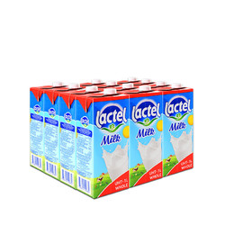 lactel 兰特  高钙全脂牛奶1L*12盒