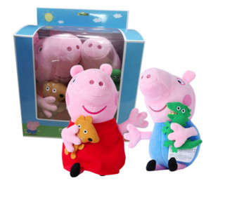 Peppa Pig小猪佩奇 佩奇乔治2只礼盒装（大号 30cm）