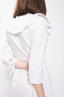 TOPSHOP 10L13LWHT 女士衬衫裙