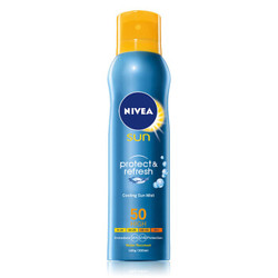 妮维雅 NIVEA 冰感透明长效防晒喷雾SPF50 200ml