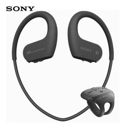 索尼（SONY） NW-WS625 蓝牙运动耳机 可穿戴式防水音乐播放器（黑色）新款799历史低价
