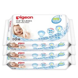 Pigeon 贝亲 婴儿柔湿巾 80片装（3包）PL135
