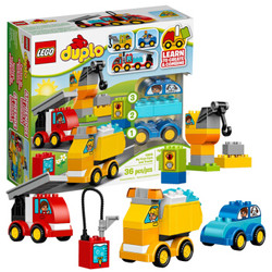 LEGO 乐高 DUPLO 得宝系列 10816 我的第一组汽车与卡车套装