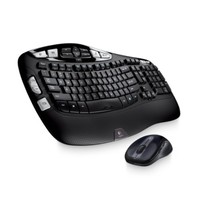 Logitech 罗技 Wave Mk550 无线人体工学键鼠套装