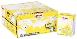 MUH 甘蒂牧场 香蕉味牛奶 200ml*12 整箱 *2件+凑单品