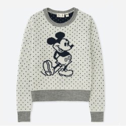  UNIQLO 优衣库 MICKEY STANDS 403537 圆领针织衫