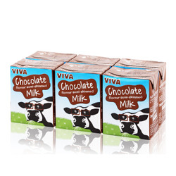 爱尔兰 进口牛奶 韦沃（ VIVA）纯巧克力牛奶200ML*6盒