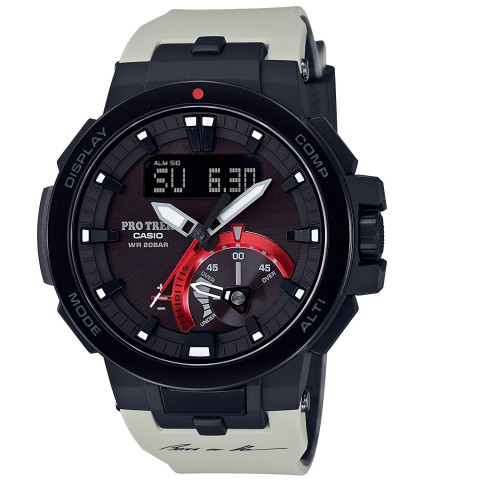 casio 卡西欧 prw-7000tn-8jr 并木敏成限定款 6局电波太阳能男士手表