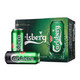 Carlsberg 嘉士伯  啤酒 8*3连包 500ml*24听 整箱装 *2件