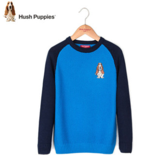 Hush Puppies 暇步士 男童圆领针织衫