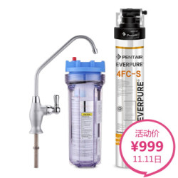 爱惠浦(Everpure)4FC-S家用净水器 五级过滤 大流量直饮净水机