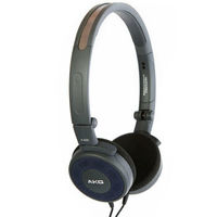 爱科技（AKG）K420 头戴式耳机 折叠便携式手机耳机 重低音 通用 音乐耳机 经典蓝色