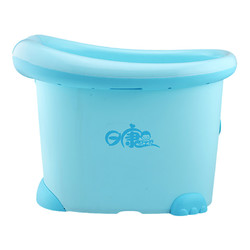 日康（rikang）康康熊浴桶(蓝色) RK-X1002-1 婴儿儿童浴桶 大号澡盆 浴盆