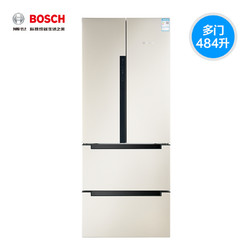 Bosch/博世 BCD-484W(KME48A68TI)曲奇色混合冷动力多门冰箱新品