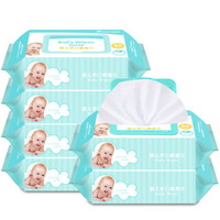 新妙（Xinmiao）婴儿湿巾80片*6包 湿纸巾 手口湿巾