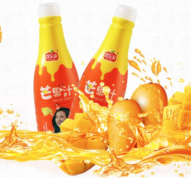 欢乐家 生榨芒果汁 1l*6瓶
