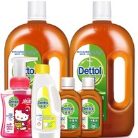 Dettol 滴露 衣物除菌液1.15L*2+樱桃芬芳泡沫洗手液250ml送消毒液100ml*2+清新柠檬除菌液180ml