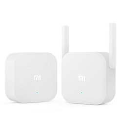 小米（MI)电力猫 wifi信号放大器  300M无线电力猫路由器WIFI扩展  穿墙宝  一对双支套装