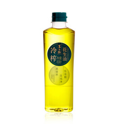 第一坊 冷榨花生油450ml 烧烤野餐小瓶装食用油 粮油