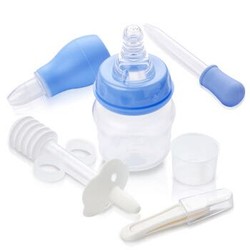 樱舒（Enssu）婴儿护理组合 婴儿吸鼻器儿童喂药器新生儿宝宝护理套装ES1602
