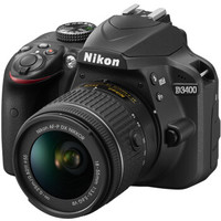 Nikon 尼康 D3400 单反套机（18-55mm镜头） *2件