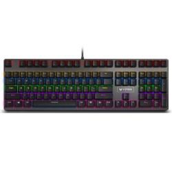 雷柏(Rapoo) V700S合金版 混光机械键盘 游戏键盘 吃鸡键盘 背光键盘 电脑键盘 笔记本键盘 黑色 红轴