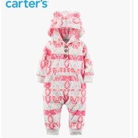 Carter's 118G635 女幼童长袖连体衣 1件装 *3件