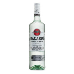 百加得（Bacardi ) 洋酒 超级白朗姆 750ml