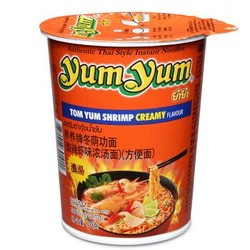 yumyum养养牌 冬阴功方便面(酸辣虾味浓汤面)杯面 70g *3件