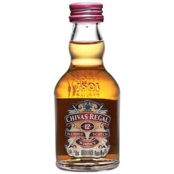 芝华士（Chivas）洋酒 12年苏格兰威士忌 50ml *3件