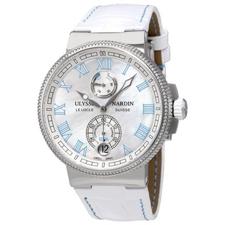 ULYSSE NARDIN 雅典 Marine系列 1183-126B/470 女士机械腕表