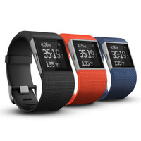 Fitbit Surge 智能乐活手环 GPS全球定位 心率实时检测 多项运动模式 智能手表 黑色L