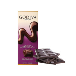 Godiva 歌帝梵 72%可可黑巧克力 7口味可选 90克/盒 *6件