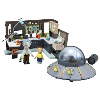 McFARLANE TOYS rick and morty 瑞克的飞船和车库套装