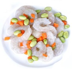 国联(GUO LIAN) 冷冻翡翠生虾仁 1kg 156-198只 袋装 海鲜水产