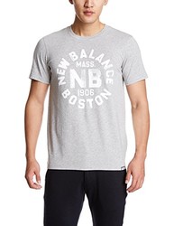 New Balance 男式 短袖T恤 AMT71506