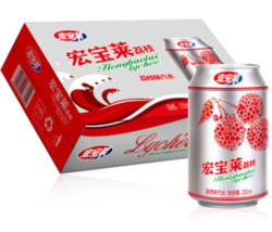 荔枝碳酸汽水果汁330ml*6罐