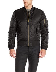 Alpha Industries Men's Ma-­-1  Slim  Fit Bomber Flight Jacket