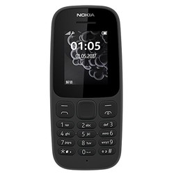 NOKIA 诺基亚 105 黑色 移动联通2G手机 老人手机
