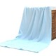 竹之锦 竹纤维纯色柔软吸水生态至简大浴巾 蓝色 360g/条 70×140 *3件