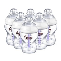 Tommee Tippee 汤美天地 Closer to Nature 系列高级舒适排气奶瓶 260ml*6个 *2件