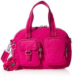 Kipling 女式 DEFEA S单肩斜挎包 K14259K77 樱桃粉组合 17*24*16.5cm