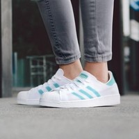 7码起：adidas 阿迪达斯 SUPERSTAR 女款休闲运动鞋