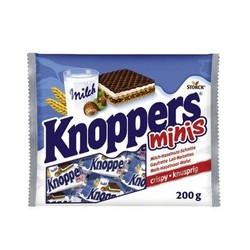 Knoppers 迷你牛奶榛子巧克力威化饼干 25g*8块