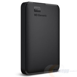 WD 西部数据 Elements 新元素系列 2.5英寸 USB3.0 移动硬盘 4TB