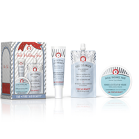 FIRST AID BEAUTY 急救美人 假日旅行3件套装（洁面乳28.5g+棉片28片+润唇膏14g）