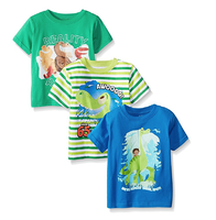 Disney 迪士尼 男童恐龙当家T恤 3件装