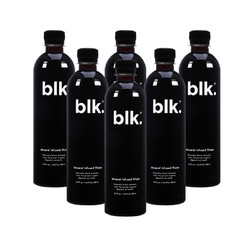 BLK 富里酸矿物质黑色矿泉水 500ml*6瓶  黑色魅惑 口感更纯正