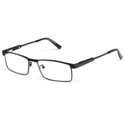 HAN HN42054 不锈钢光学眼镜架 +1.56翡翠绿膜非球面树脂镜片
